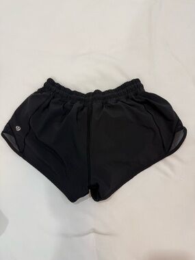 lululemon Black Hotty Hot Running Shorts